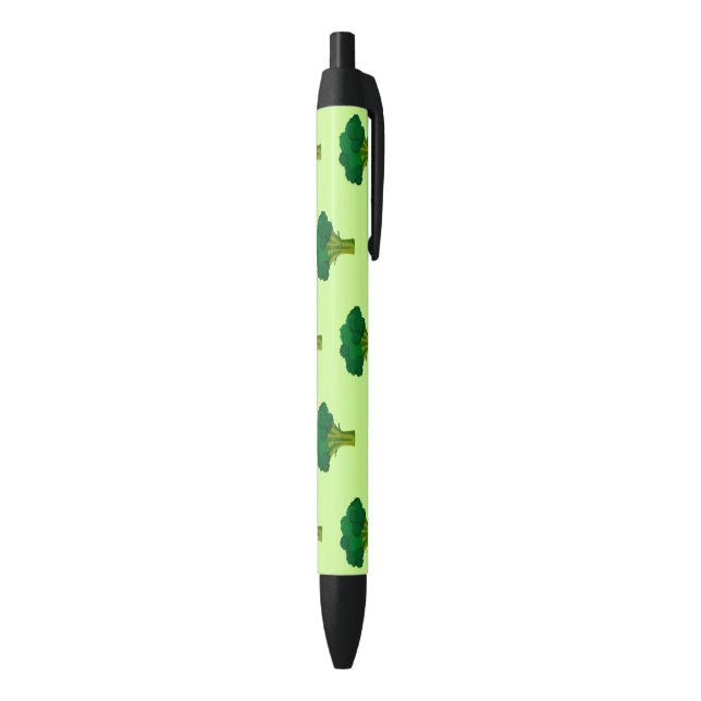 Stylo Noir Légumes verts de Brocoli Légumes sains à manger (Bas (Vertical))