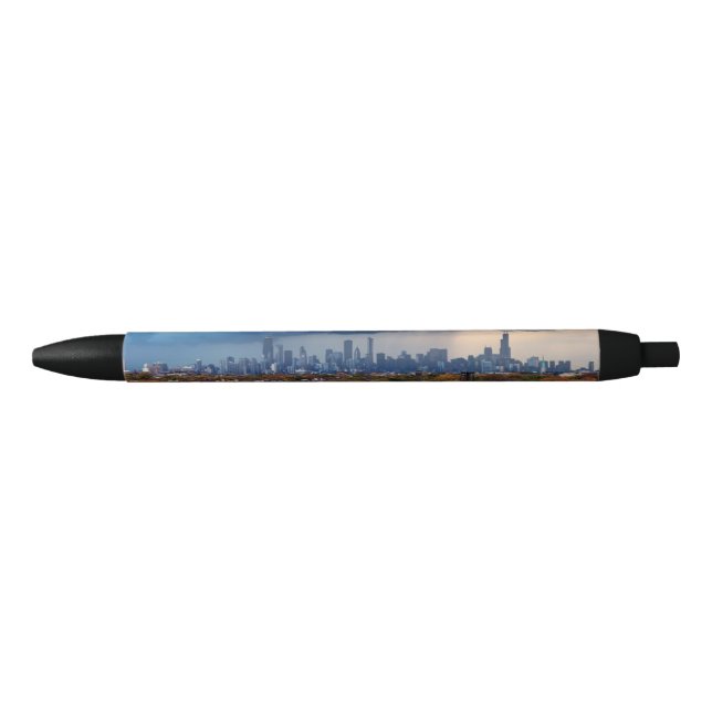 Stylo Noir Les Etats-Unis, l'Illinois, Chicago, paysage (Devant)
