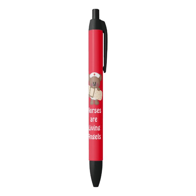 Stylo Noir Les infirmières sont vivants Angel noir encre styl (Bas (Vertical))