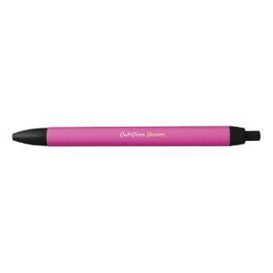 Stylo Noir Les rêves divins Pretty Pink Pen