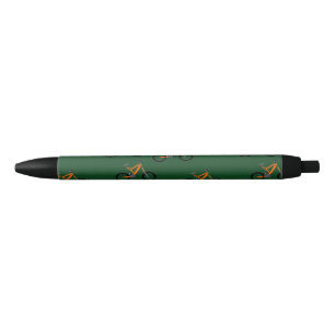 Stylo Noir Les vélos en vert