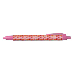 Stylo Noir Lignes croisées