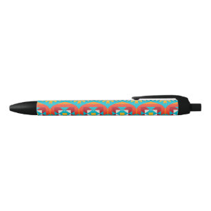 Stylo Noir Lignes de formes tribales