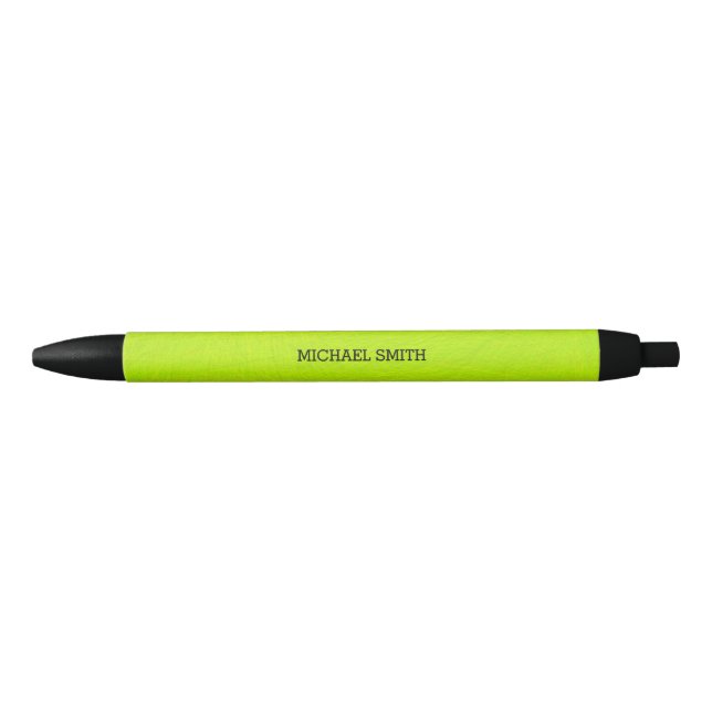 Stylo Noir Lime verte abstract (Devant)