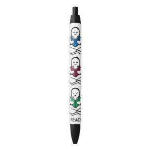 Stylo Noir LIRE les gens avec des livres