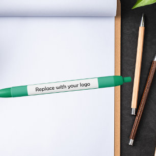 Stylo Noir Logo d'entreprise écologique
