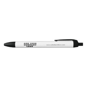 Stylo Noir Logo d'entreprise et site Web de promotion d'entre
