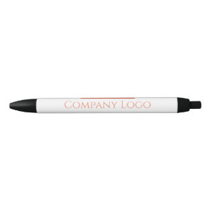 Stylo Noir Logo d'entreprise personnalisé
