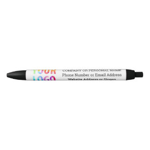 Stylo Noir Logo Personnalisé Entreprise Cadeau promotionnel E