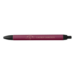 Stylo Noir Logo Promotionnel immobilier moderne