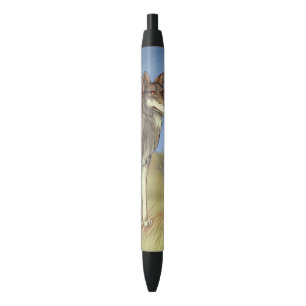 Stylo Noir Loup mexicain