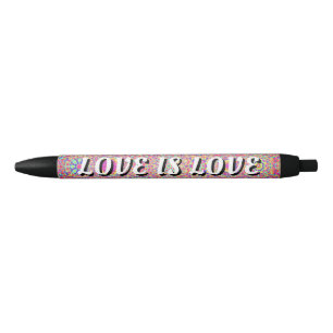 Stylo Noir Love Is Love Fierté