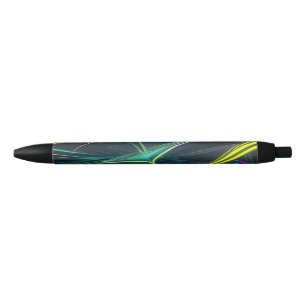 Stylo Noir Lumières d'intersection haute technologie colorées