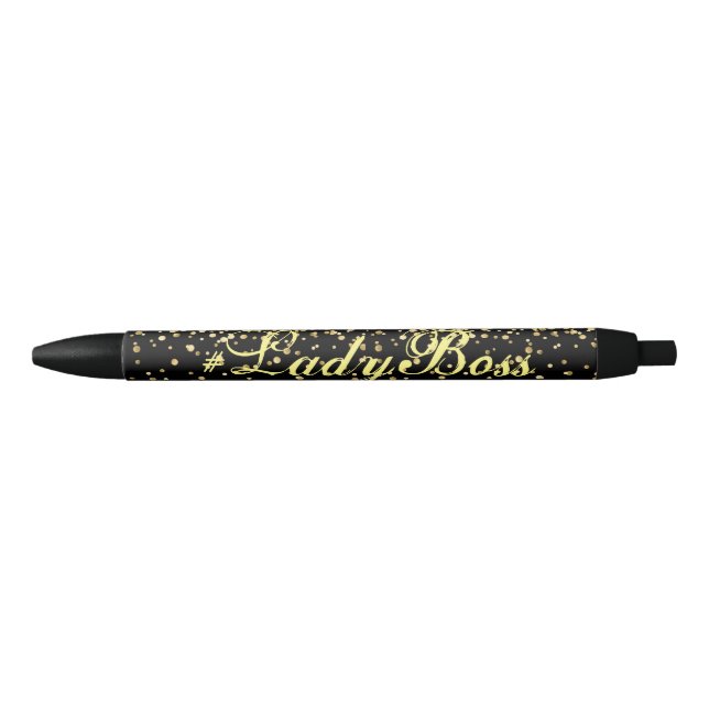 Stylo Noir Madame Boss Ink Pen (Devant)