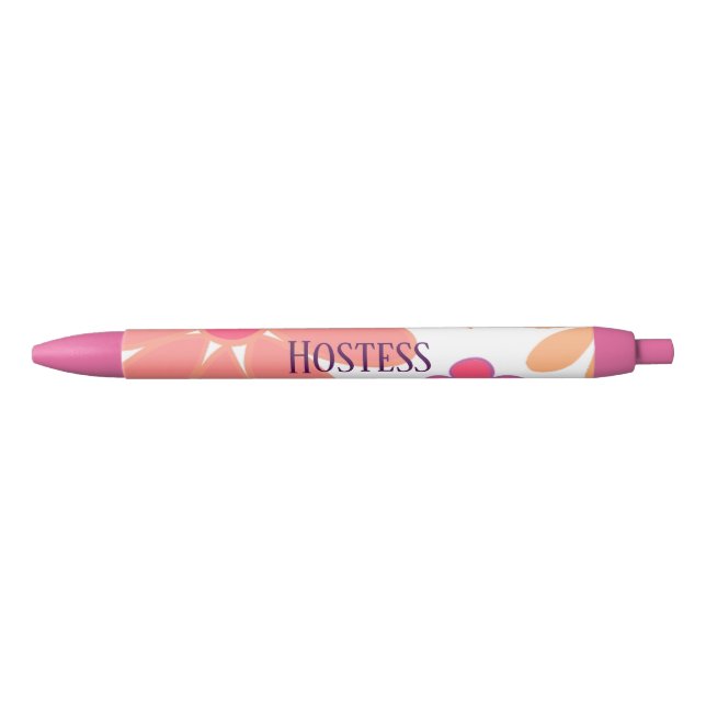 Stylo Noir Magnifique Hostess Pink Floral (Devant)