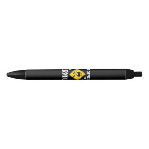 Stylo Noir Mais Officier dit faire une brûlure - drôle de voi