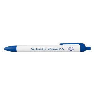 Stylo Noir Mandataire simple promotionnelle
