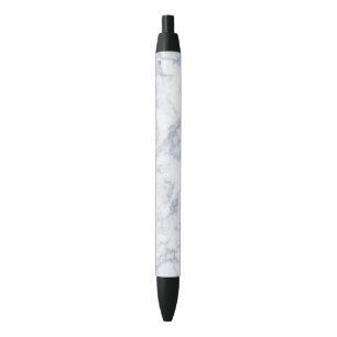 Stylo Noir Marbre blanc
