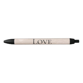 Stylo Noir Mariage chic perle glamour ivoire rose 