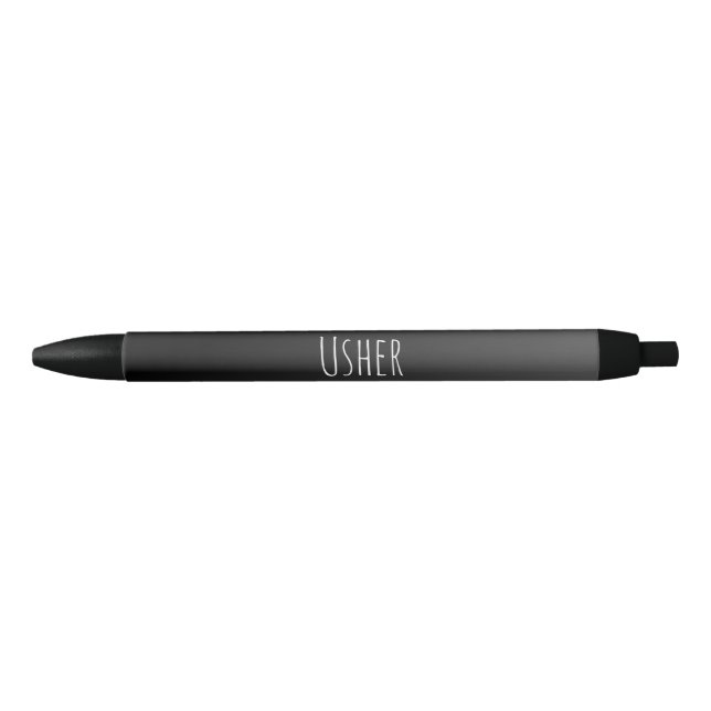Stylo Noir Mariage Usher Favoriser (Devant)
