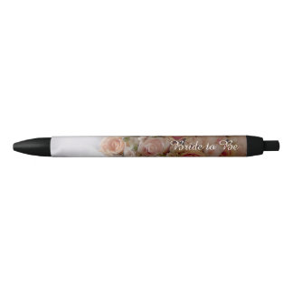 Stylo Noir Mariée pour être wedding shower cadeau floral