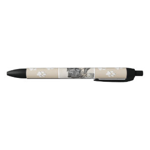 Stylo Noir Mastiff anglais (Brindle) Peinture - Chien Art