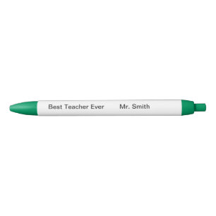 Stylo Noir Meilleur enseignant jamais