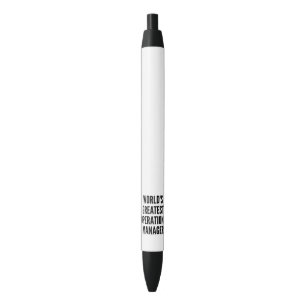 Stylo Noir Meilleur gestionnaire d'opérations au monde