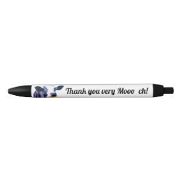 Stylo Noir Merci très Mooch Funny Cow Citation personnalisée
