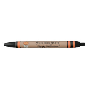 Stylo Noir Mignon Vous Avez été BOO Halloween Citrouille Fant