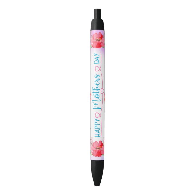 Stylo Noir Mignonne fête de la mère (devant Vertical)