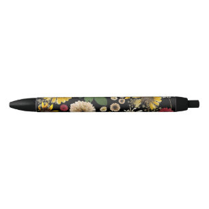 Stylo Noir Mikitiez terre natale nature selfloe fleur rose