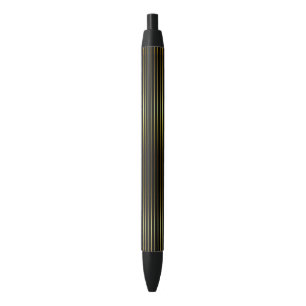 Stylo Noir Modèle noir brillant et élégant, or tendance