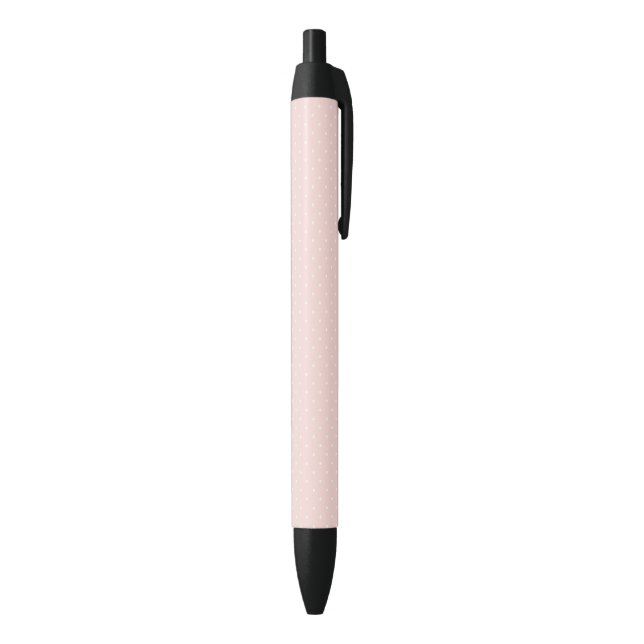 Stylo Noir Modelez avec le pois blanc 2 (Bas (Vertical))