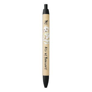 Stylo Noir Mon Bichon a mangé mes devoirs