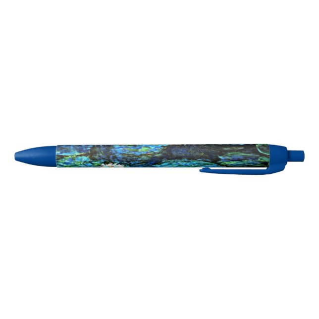 Stylo Noir Monet - Bleu des nénuphars (Bas)