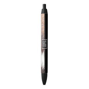 Stylo Noir Monogramme Noir