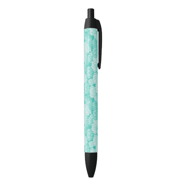 Stylo Noir Motif 2 de Lotus (Bas (Vertical))