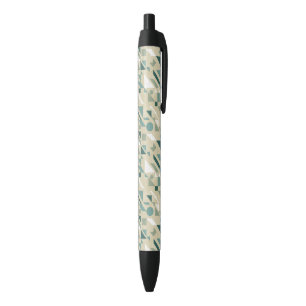 Stylo Noir Motif abstrait