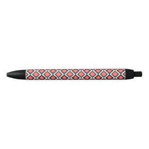 Stylo Noir Motif Aztec