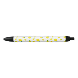 Stylo Noir Motif citron imprimé 