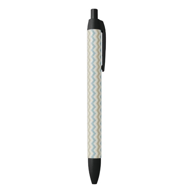 Stylo Noir Motif de Chevron sur la texture de toile (Bas (Vertical))