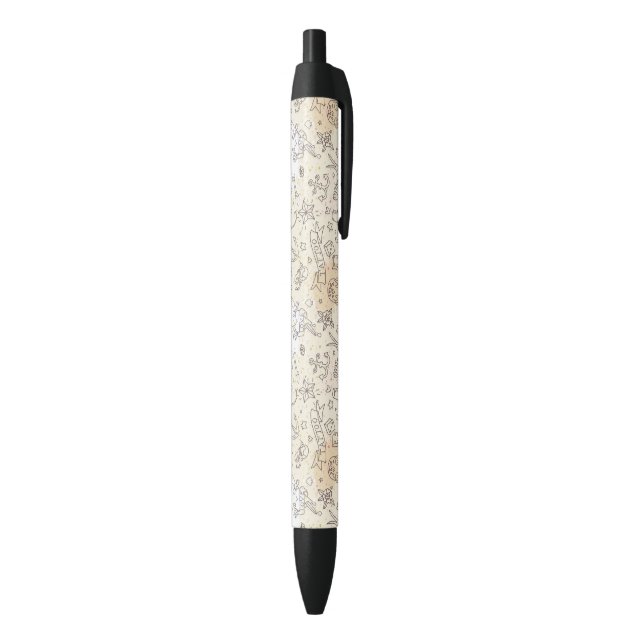 Stylo Noir Motif de concept de tatouage (Bas (Vertical))