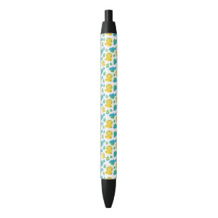 Stylo Noir Motif De Dinosaures, Dinosaures Mignons, Baby Dino