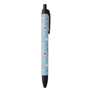 Stylo Noir Motif de la scène du Doodle Town