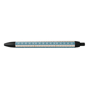 Stylo Noir Motif de Noël festif Lumineux ❄️ Fêtes