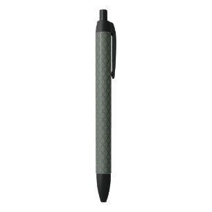 Stylo Noir Motif de noeud celtique élégant