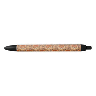 Stylo Noir Motif de rayure de tigre sans couture