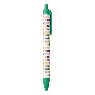 Stylo Noir Motif de structure moléculaire