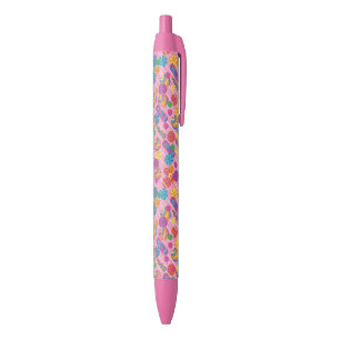 Stylo Noir Motif de sucrerie de lucettes